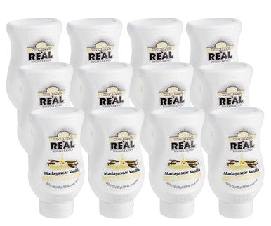 Real Madagascar Vanilla Infused Syrup 16.9 fl. oz. - Sweet and Premium Flavor