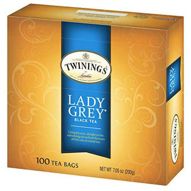 Twinings Lady Elegance Redefined Grey Tea Bags - 100/Box(4/CASE)