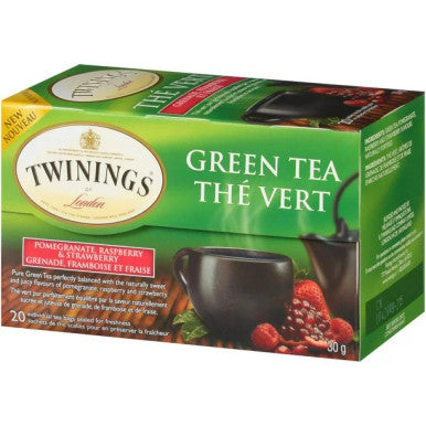 Twinings Pomegranate, Raspberry, & Strawberry Tea Bags - 20/Box(6/CASE)