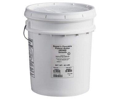 REESE'S All-Natural Smooth Pourable Peanut Butter  Bulk 45 lb Pail