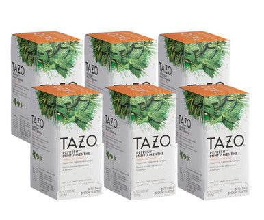 Tazo Refresh Mint Cooling Blend Herbal Tea Bags - 24/Box(6/CASE)