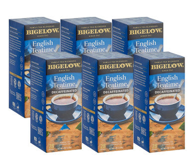 Bigelow English Teatime Decaffeinated Gluten-Free Tea Bags 28/Box (6/Case)