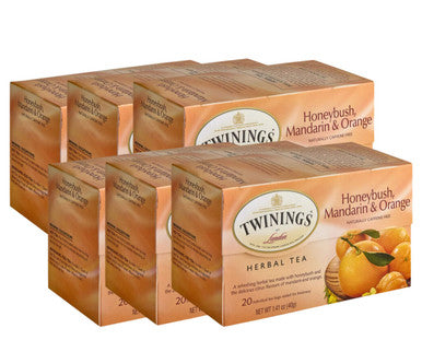 Twinings Honeybush, Mandarin & Orange Refreshing Citrus Herbal Tea- 20-Box(6/CASE)