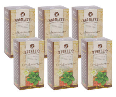 Bromley Exotic Cool Mountain Mint Herbal Tea Source of Antioxidants- 24/Box(6/CASE)