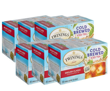 Twinings English Classic Full-Bodied Flavor Iced Tea Bags - 20/Box(6/CASE)