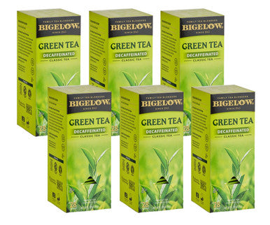 Bigelow Refreshing Decaffeinated Green Tea Bags - 28/Box (6/Case)