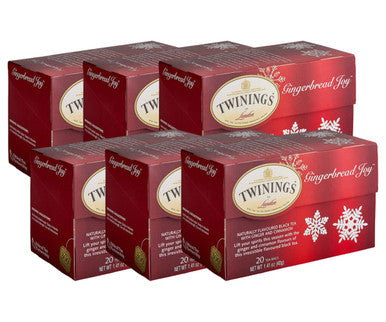 Twinings GingerbreadWarm and Spiced Joy Tea Bags - 20-Box(6/CASE)
