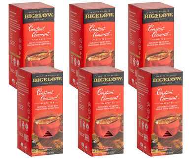 Bigelow Citrus-Infused Sweet Spice Black Tea Bags - 28-Box (6/Case)