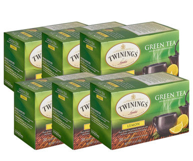 Twinings Green Lemon Fresh and Aromatic Tea Bags - 20/Box(6/CASE)