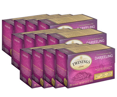 Twinings Darjeeling Light and Woodsy Tea Bags - 20/Box(12/CASE)