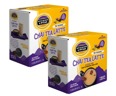 Oregon Chai Original 1.5 Gallon Concentrate Chai Tea Latte 1:1 (2/Case)