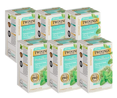 Twinings Probiotics Peppermint & Fennel Digestive Tea - 18/Box(6/CASE)