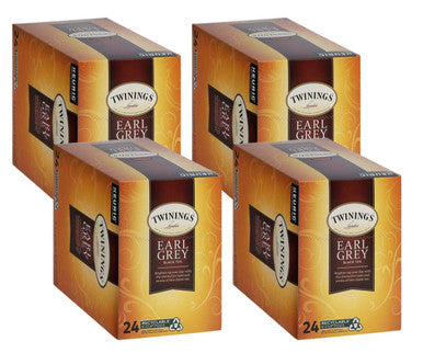 Twinings Earl Grey Tea K-Cup Pods - 24-Box | Premium Black Tea(4/CASE)