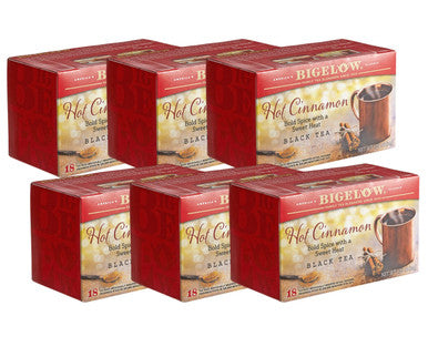 Bigelow Hot Cinnamon Black Gluten-Free Tea Bags - 18/Box (6/Case)