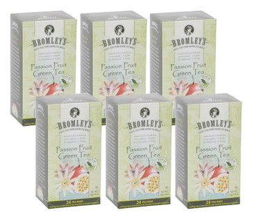 Bromley Exotic Passion Fruit Green Tea - 24-Box | Sweet Green Tea(6/CASE)