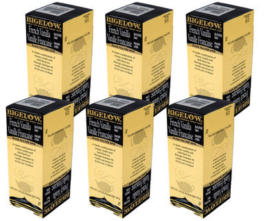 Bigelow French Bold Black Tea with Creamy Vanilla - 28-Box (6/Case)
