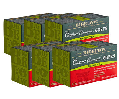 Bigelow Constant Comment Green Hot or Iced Tea Bags - 20/Box (6/Case)