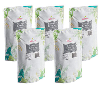 Bossen Rose Dark Oolong Tie Guan Yin Ground Pre-Measured Tea Bags - 50/Pack(5/CASE)