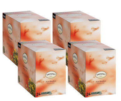 Twinings Pure Rooibos Aromatic Herbal Tea Single Serve  - 24/Box(4/CASE)