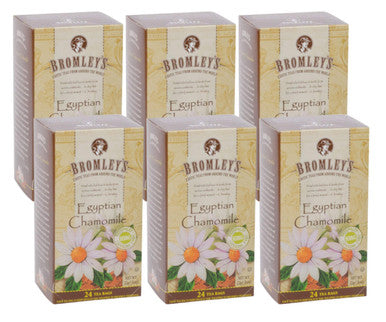 Bromley Egyptian Antioxidant-Rich Chamomile Herbal Tea - 24-Box(6/CASE)