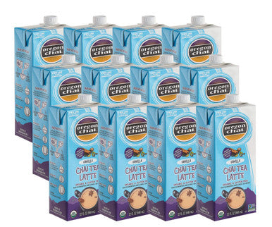 Oregon Chai Organic Vanilla 32 fl. oz. Chai Tea Latte 1:1 (12/Case)