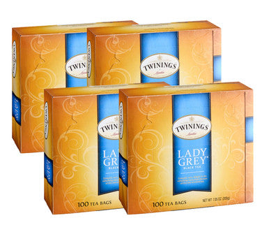 Twinings Lady Elegance Redefined Grey Tea Bags - 100/Box(4/CASE)