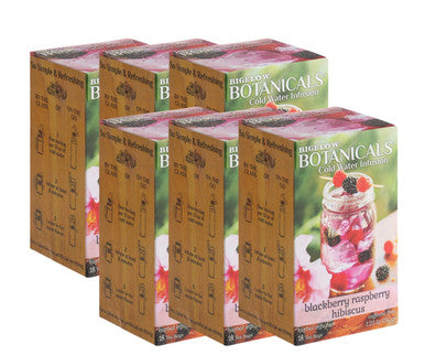 Bigelow Botanicals Blackberry Raspberry Hibiscus Tea Bags 18/Box (6/Case)