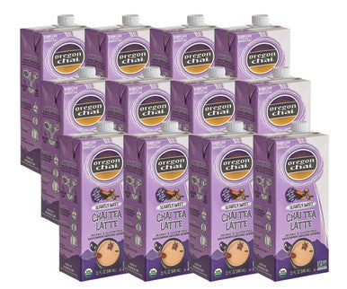 Oregon Chai Organic Slightly Sweet 32 fl. oz Chai Latte 1:1 - 12/Case