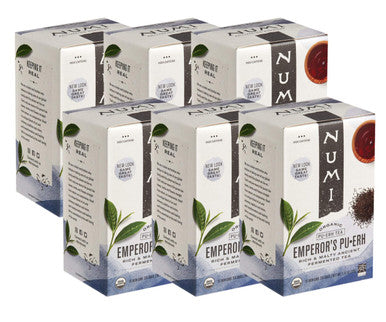 Numi's Organic Emperor's Pu-Erh Tea Bags - 16/Box (6/Case)