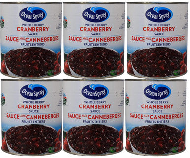 Ocean Spray Whole Cranberry Sauce | 2.45L/Unit, 6 Units/Case