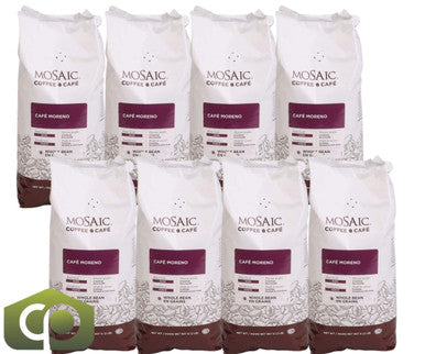 Mosaic Moreno Dark Whole Bean Coffee | 2LB/Unit, 8 Units/Case