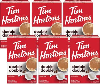 Tim Hortons Double Double Packets, 8 Count Bulk Pack (6/CASE)