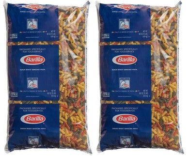 Barilla 10 lb. Tri-Color Rotini Pasta (2/Case)