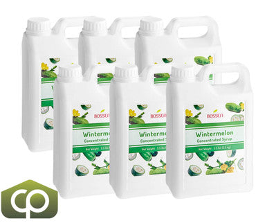 Bossen Wintermelon Bubble Tea Concentrated Syrup 64 fl. oz. (1.89 L) | Wintermelon Juice (6/Case)