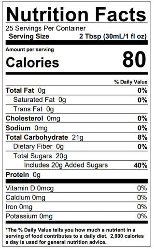 Torani Puremade Blackberry Flavoring Syrup - Bright and Tart 750 mL (12/Case)