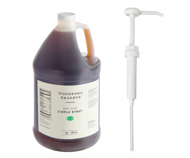 Woodford Reserve Mint Julep Simple Syrup | 1 Gallon - BONUS SQUEEZE PUMP