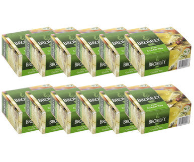 Bromley Hot Green Tea Bags - 48-Box | Full-Bodied Flavor(12/CASE)