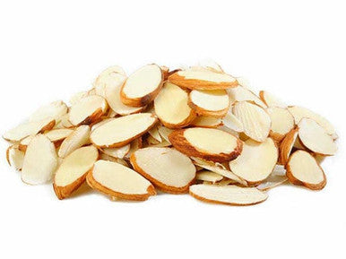 Sliced Natural Almonds Bulk Size 25 lbs/11.33 kgs