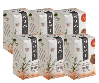 Numi Organic Rooibos Caffeine-Free Tea Bags - 18/Box (6/Case)
