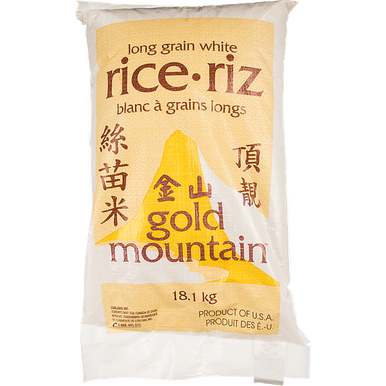 Gold Mountain Large White Rice, Club Pack 18.1 kg