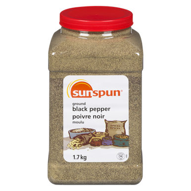 SUNSPUN Ground Black Pepper 1.7 kg