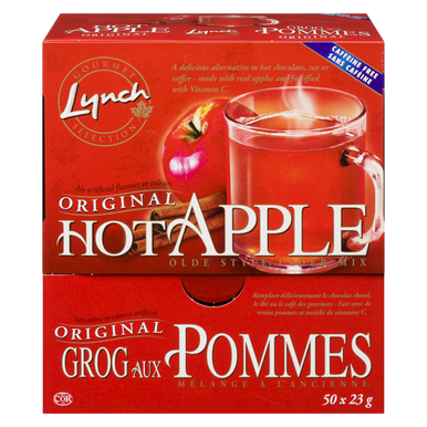 LYNCH Drink Mix, Hot Apple Cider 50 x 23.0 g