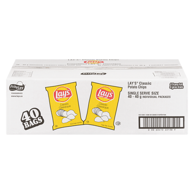 LAY'S Potato Chips, Classic, Vending Chips 40x40.0 g