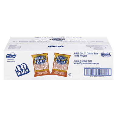 Sunchips Rolled Gold Pretzel Thins, Vending Chips 40x47.0 g