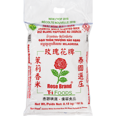 ROSE Jasmine White Scented Rice 8.18 kg