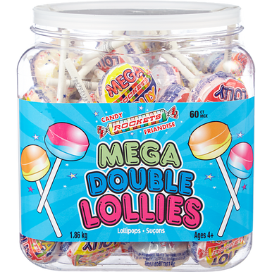 REGAL Mega Double Lollies (Case) 60x3.875 g