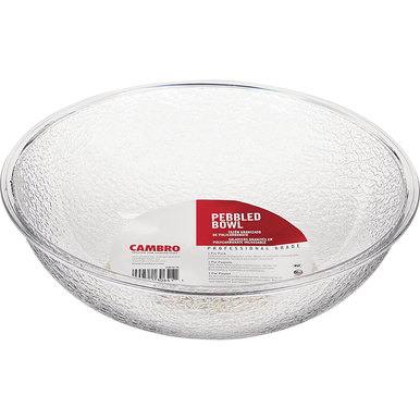18" Round Cambro Pebbled Salad Bowl 1 ea