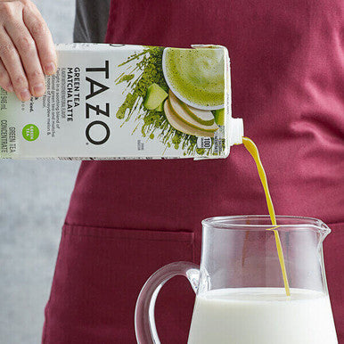 TAZO Green Tea Matcha Latte 1:1 Concentrate | 946ml/32 Fl Oz | 12/CASE