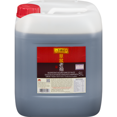 LEE KUM KEE Soy Sauce Mushroom Flavoured Dark 8 Litre