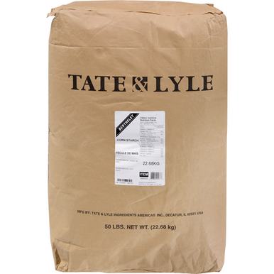 Berthelet TATE & LYLE Corn Starch Bulk Food Service 22.68 kg/50Lbs